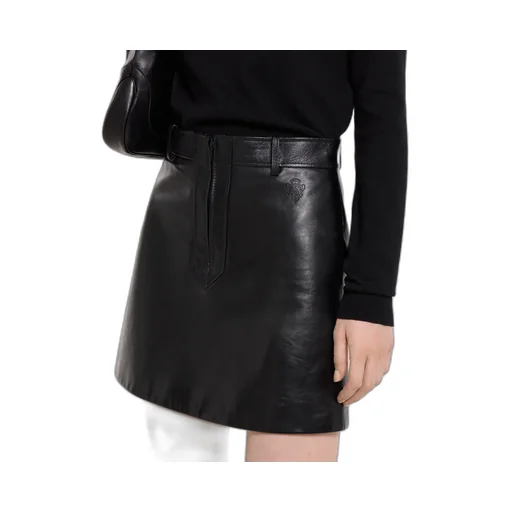 Leather Mini Skirt
