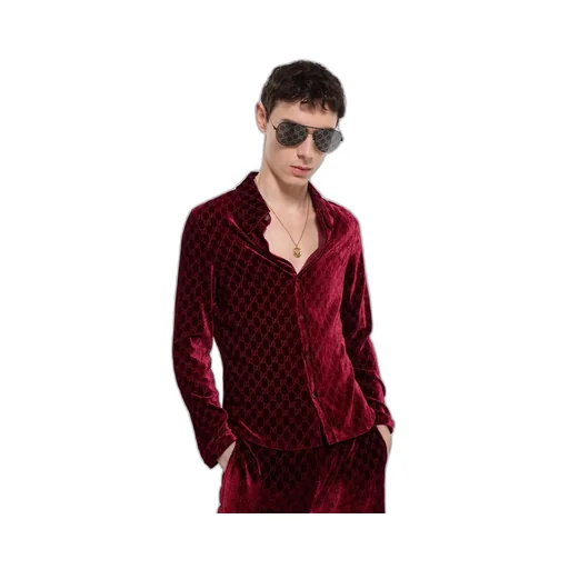 Stretch Gg Velvet Devoré Shirt