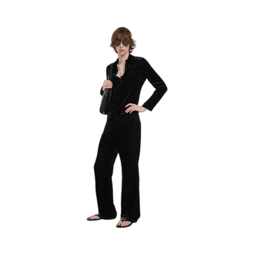 Stretch Gg Velvet Devoré Shirt