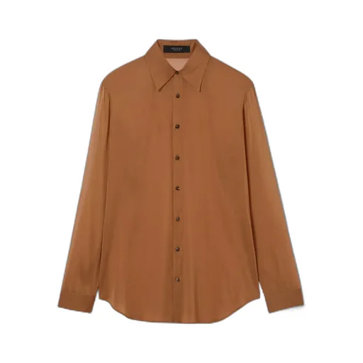 Silk Stretch Chiffon Shirt