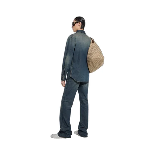 Washed Certified Cotton Denim Shirt