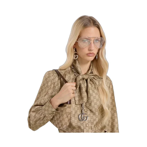Printed Silk Twill Shirt