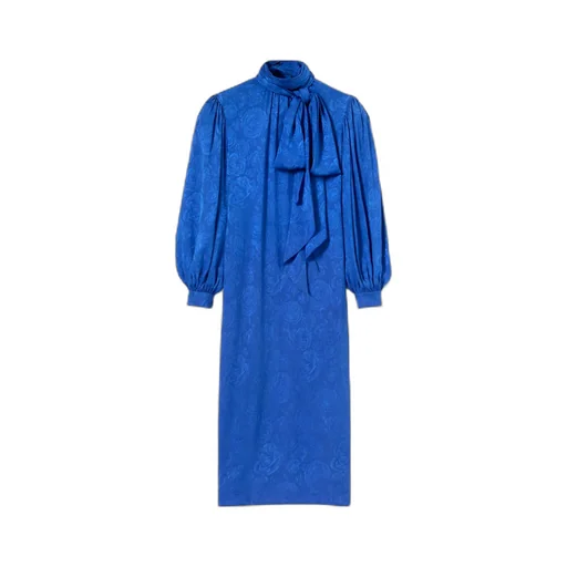 Silk Jacquard Dress