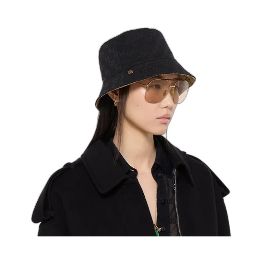 Reversible Gg Canvas Bucket Hat
