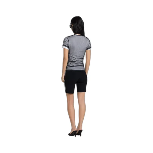 Double Layered Jersey T-Shirt With Print