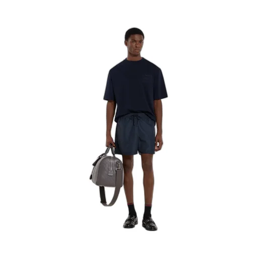 Printed Technical Poplin Swim Shorts