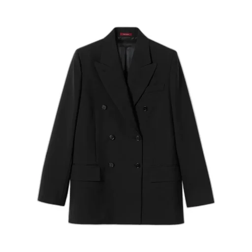 Double-Breasted Wool Jacket