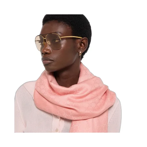 Gg Silk Wool Shawl