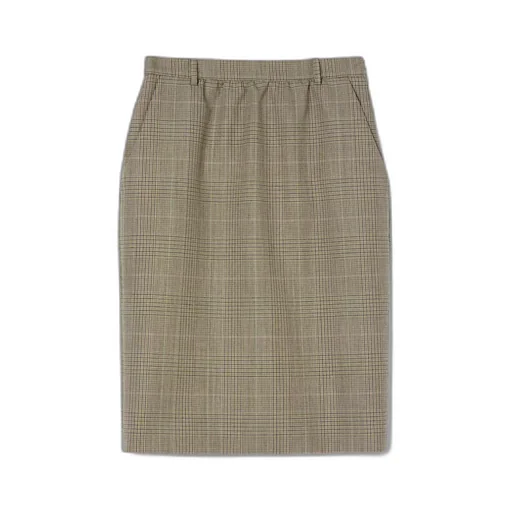 Prince Of Wales Wool Skirt