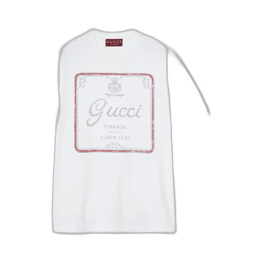 Cotton Jersey T-Shirt With Print