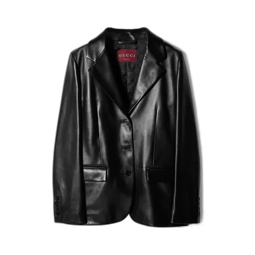 Shiny Leather Jacket