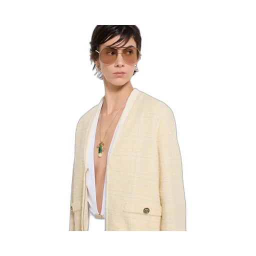Check Cotton Tweed Jacket