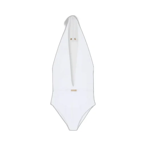 Jersey Bodysuit With Metal Tag