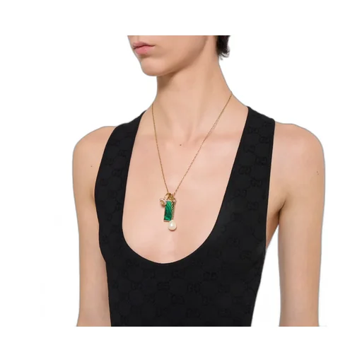Elastic Gg Jacquard Tank Top
