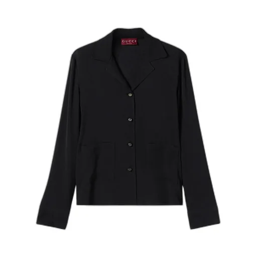 Silk Jacquard Shirt