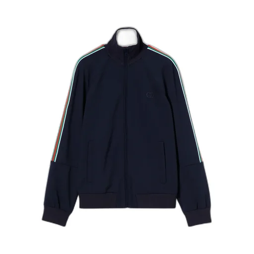 Technical Jersey Zip Jacket With Web