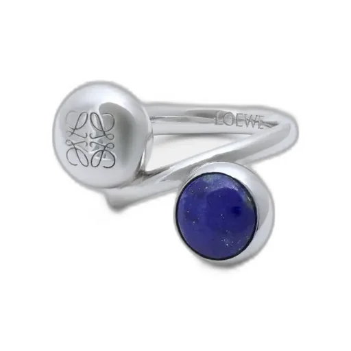 Anagram Pebble Ring In Sterling Silver And Lapis Lazuli