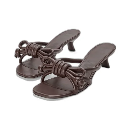 Flamenco Knot Sandal In Lambskin