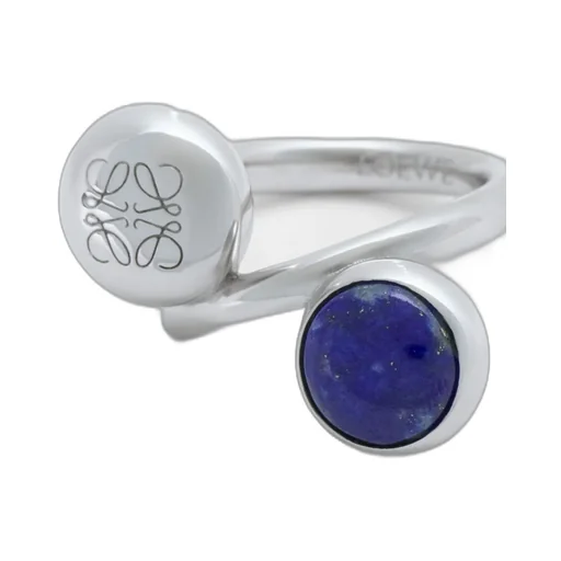 Anagram Pebble Ring In Sterling Silver And Lapis Lazuli