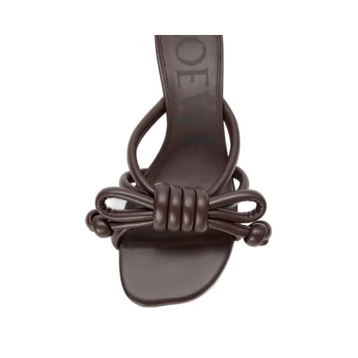 Flamenco Knot Sandal In Lambskin