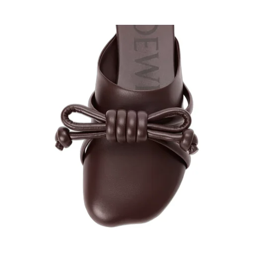 Flamenco Knot Mule In Lambskin