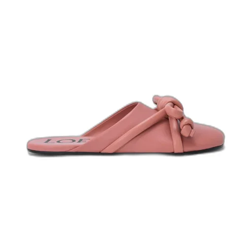 Flamenco Knot Mule In Lambskin