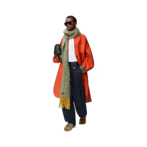 Coat In Wool And Cashmere