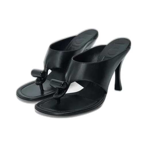 Toggle Sandal In Shiny Smooth Calfskin