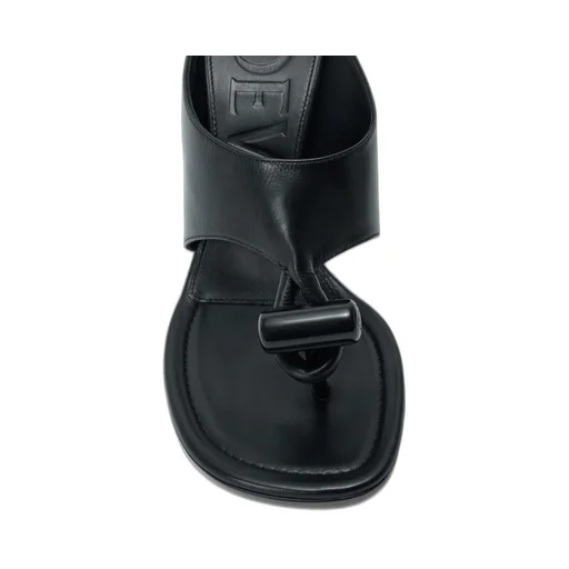 Toggle Sandal In Shiny Smooth Calfskin