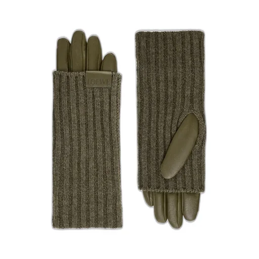 Gloves In Cashmere And Nappa Lambskin