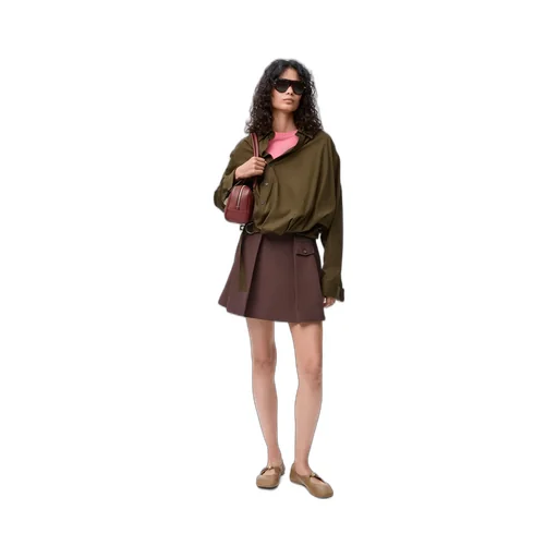 Draped Shirt In Cotton