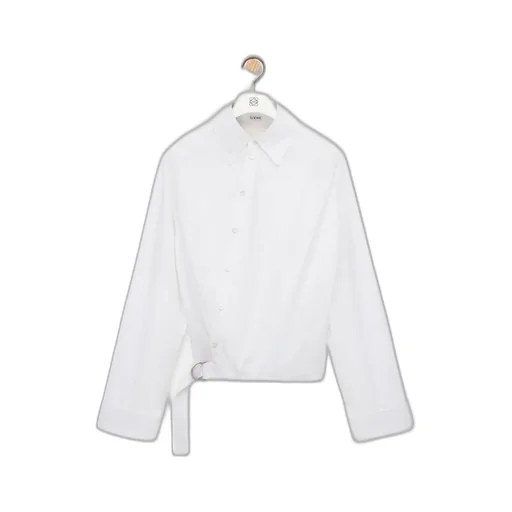 Draped Shirt In Cotton