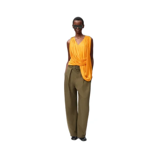 Draped Top In Viscose