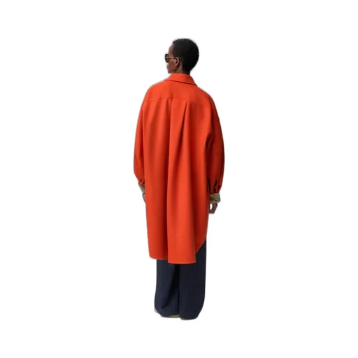 Coat In Wool And Cashmere