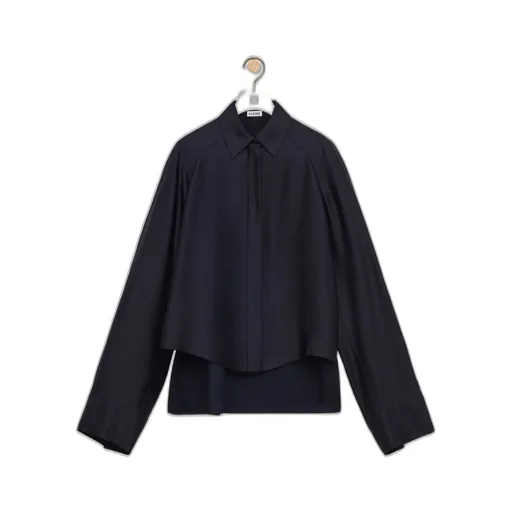 Cape Shirt In Viscose