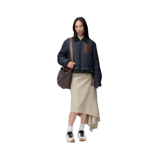 Short Jacket In Technical Fabric