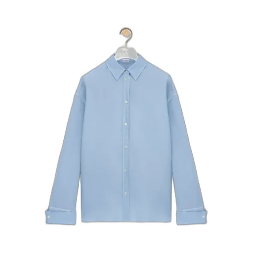 Shirt In Wool And Silk