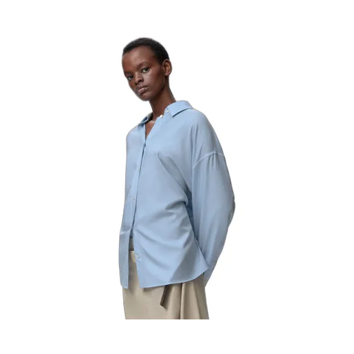Shirt In Wool And Silk