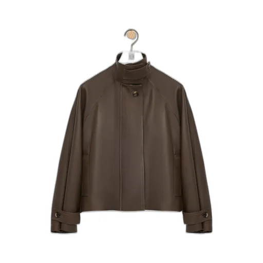 Short Parka In Nappa Calfskin