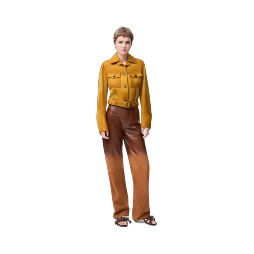 Trousers In Suede Lambskin
