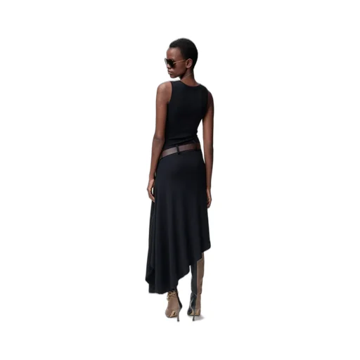 Tank Dress In Stretch Cotton