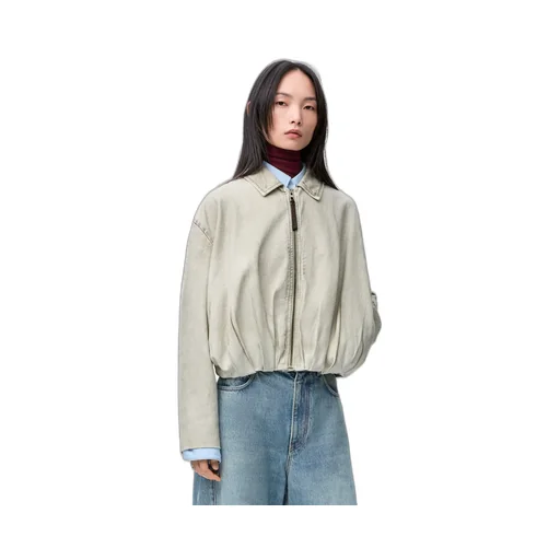 Draped Jacket In Cotton