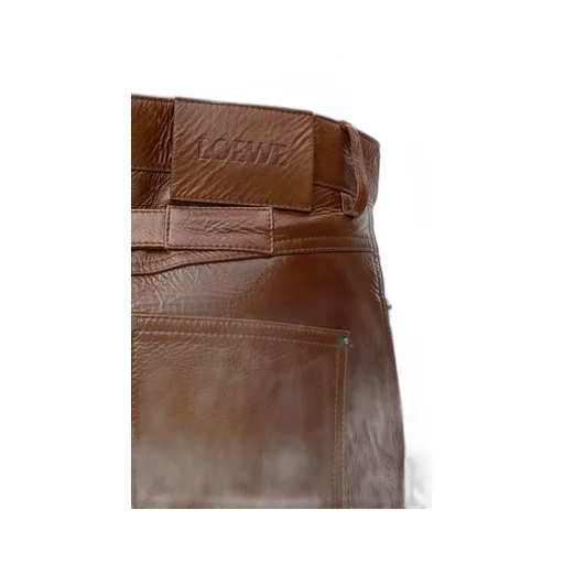Trousers In Suede Lambskin