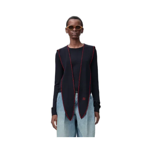 Scarf Sweater In Wool