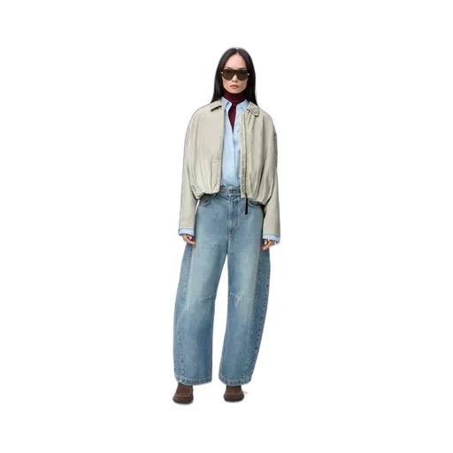 Draped Jacket In Cotton