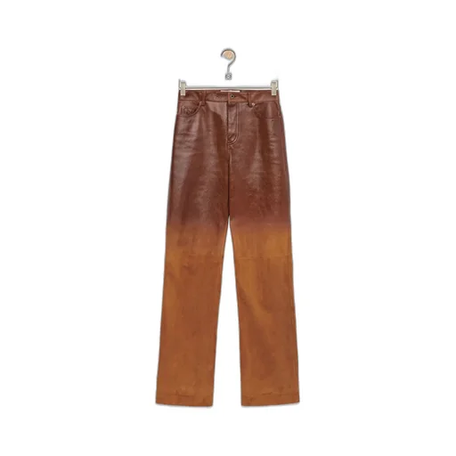 Trousers In Suede Lambskin