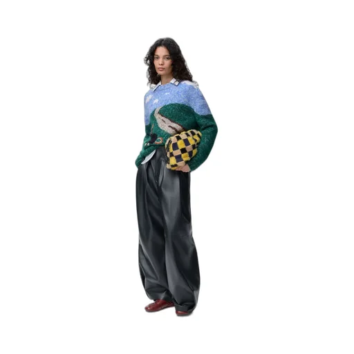 Sweater In Wool And Mohair