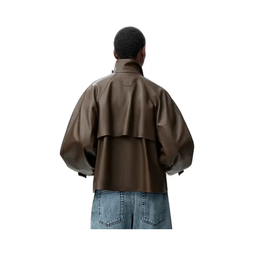 Short Parka In Nappa Calfskin
