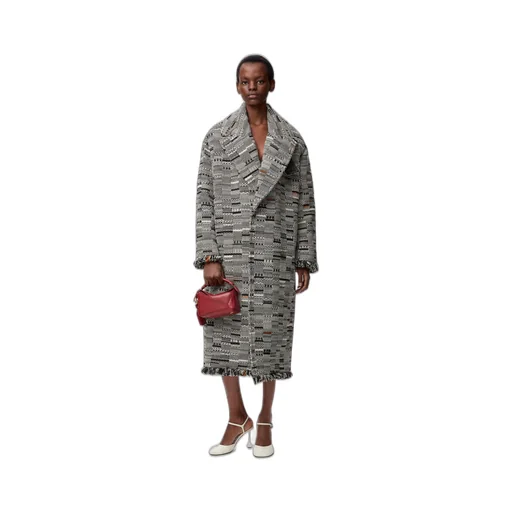 Coat In Cotton Jacquard