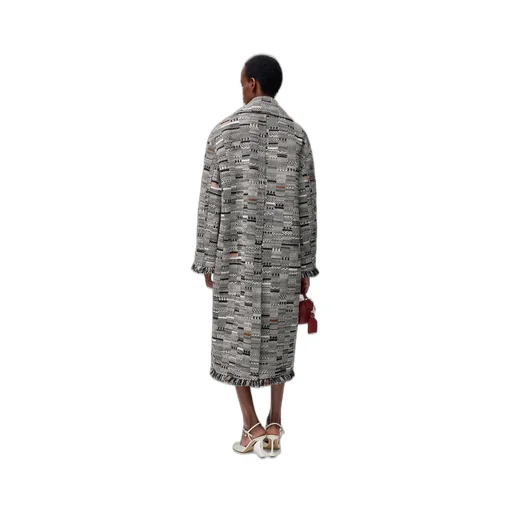 Coat In Cotton Jacquard